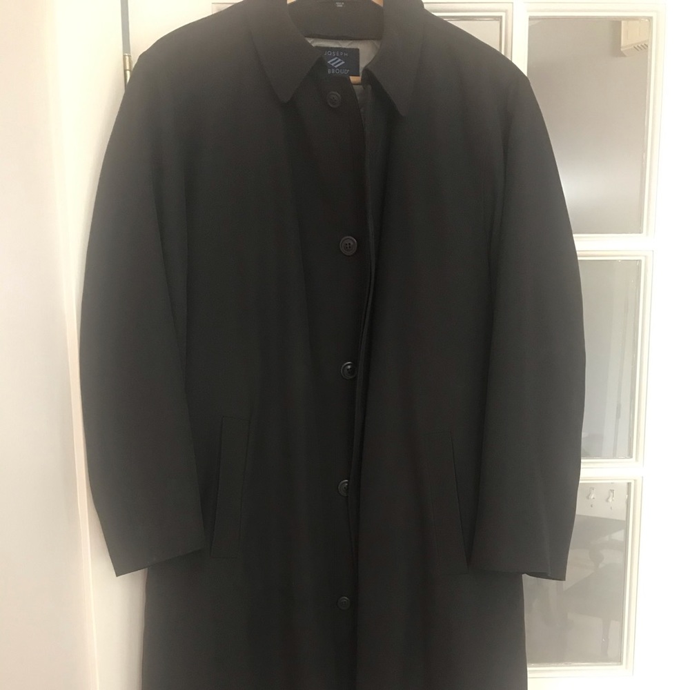 Joseph Abboud Men’s Navy Trench Coat